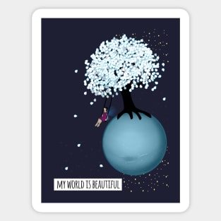 My world Sticker